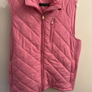 Ralph Lauren Women's Rose Quilted Vest